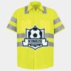 Men's High Visibility Safety Short Sleeve Work Shirt Thumbnail