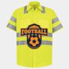 Men's High Visibility Safety Short Sleeve Work Shirt Thumbnail