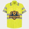 Men's High Visibility Safety Short Sleeve Work Shirt Thumbnail