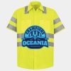 Men's High Visibility Safety Short Sleeve Work Shirt Thumbnail