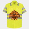 Men's High Visibility Safety Short Sleeve Work Shirt Thumbnail