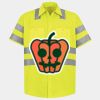Men's High Visibility Safety Short Sleeve Work Shirt Thumbnail