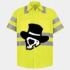 Men's High Visibility Safety Short Sleeve Work Shirt Thumbnail