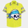 Men's High Visibility Safety Short Sleeve Work Shirt Thumbnail