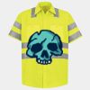 Men's High Visibility Safety Short Sleeve Work Shirt Thumbnail