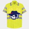 Men's High Visibility Safety Short Sleeve Work Shirt Thumbnail