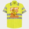 Men's High Visibility Safety Short Sleeve Work Shirt Thumbnail