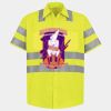 Men's High Visibility Safety Short Sleeve Work Shirt Thumbnail