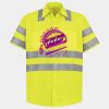 Men's High Visibility Safety Short Sleeve Work Shirt Thumbnail