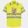Men's High Visibility Safety Short Sleeve Work Shirt Thumbnail