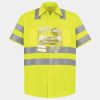 Men's High Visibility Safety Short Sleeve Work Shirt Thumbnail