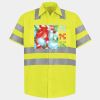 Men's High Visibility Safety Short Sleeve Work Shirt Thumbnail