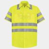 Men's High Visibility Safety Short Sleeve Work Shirt Thumbnail
