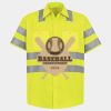 Men's High Visibility Safety Short Sleeve Work Shirt Thumbnail