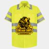 Men's High Visibility Safety Short Sleeve Work Shirt Thumbnail