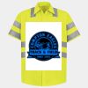 Men's High Visibility Safety Short Sleeve Work Shirt Thumbnail
