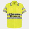 Men's High Visibility Safety Short Sleeve Work Shirt Thumbnail