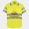 Men's High Visibility Safety Short Sleeve Work Shirt Thumbnail