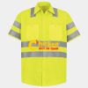 Men's High Visibility Safety Short Sleeve Work Shirt Thumbnail