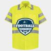 Men's High Visibility Safety Short Sleeve Work Shirt Thumbnail