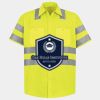 Men's High Visibility Safety Short Sleeve Work Shirt Thumbnail