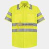 Men's High Visibility Safety Short Sleeve Work Shirt Thumbnail