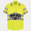 Men's High Visibility Safety Short Sleeve Work Shirt Thumbnail