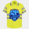 Men's High Visibility Safety Short Sleeve Work Shirt Thumbnail