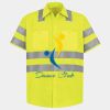 Men's High Visibility Safety Short Sleeve Work Shirt Thumbnail