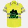 Men's High Visibility Safety Short Sleeve Work Shirt Thumbnail