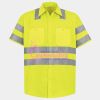 Men's High Visibility Safety Short Sleeve Work Shirt Thumbnail