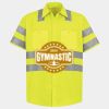 Men's High Visibility Safety Short Sleeve Work Shirt Thumbnail