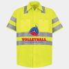 Men's High Visibility Safety Short Sleeve Work Shirt Thumbnail
