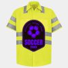 Men's High Visibility Safety Short Sleeve Work Shirt Thumbnail