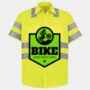 Men's High Visibility Safety Short Sleeve Work Shirt Thumbnail