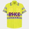 Men's High Visibility Safety Short Sleeve Work Shirt Thumbnail