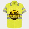 Men's High Visibility Safety Short Sleeve Work Shirt Thumbnail