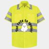 Men's High Visibility Safety Short Sleeve Work Shirt Thumbnail