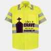 Men's High Visibility Safety Short Sleeve Work Shirt Thumbnail