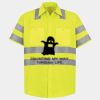 Men's High Visibility Safety Short Sleeve Work Shirt Thumbnail