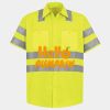 Men's High Visibility Safety Short Sleeve Work Shirt Thumbnail