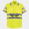 Men's High Visibility Safety Short Sleeve Work Shirt Thumbnail