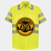 Men's High Visibility Safety Short Sleeve Work Shirt Thumbnail