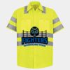 Men's High Visibility Safety Short Sleeve Work Shirt Thumbnail