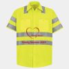 Men's High Visibility Safety Short Sleeve Work Shirt Thumbnail