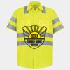Men's High Visibility Safety Short Sleeve Work Shirt Thumbnail