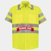 Men's High Visibility Safety Short Sleeve Work Shirt Thumbnail
