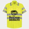 Men's High Visibility Safety Short Sleeve Work Shirt Thumbnail