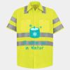 Men's High Visibility Safety Short Sleeve Work Shirt Thumbnail