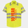 Men's High Visibility Safety Short Sleeve Work Shirt Thumbnail
